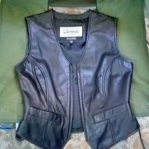 Leather vest